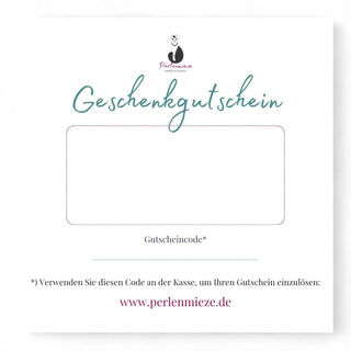 30,00 € Gutschein Geschenkgutschein Perlenmieze 
