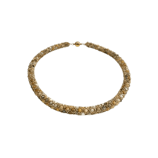 Achat Stein Kette Halskette Perlenmieze 