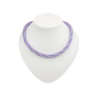Elegante Halskette Damen mit Kristallen - Perlenmieze